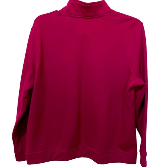 LAURA SCOTT  Cranberry Jacket Full Front Button Closure & Front Pockets Sz XL - Picture 2 of 4